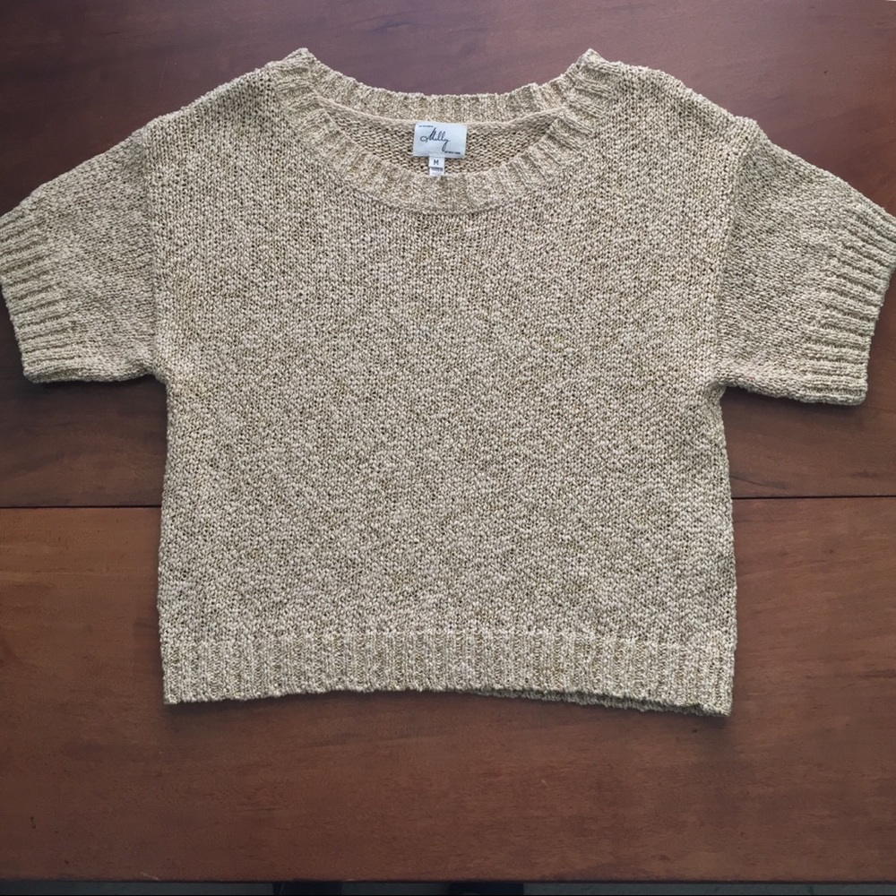 Milly Short-Sleeve Sweater